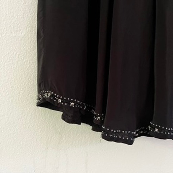 Zadig & Voltaire‎ Deluxe Jeweled Beaded Short Sleeve Mini Dress Black size small - Picture 7 of 15